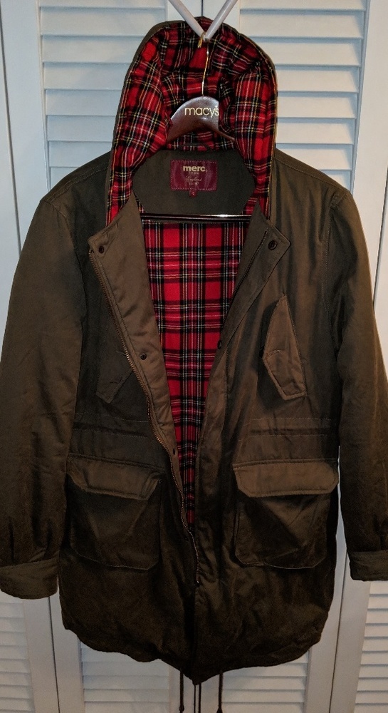 Men's Military Style Fishtail Parka